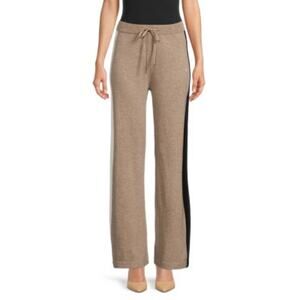 Chinti & Parker Beige Soft Stripe Wool Pants Size S